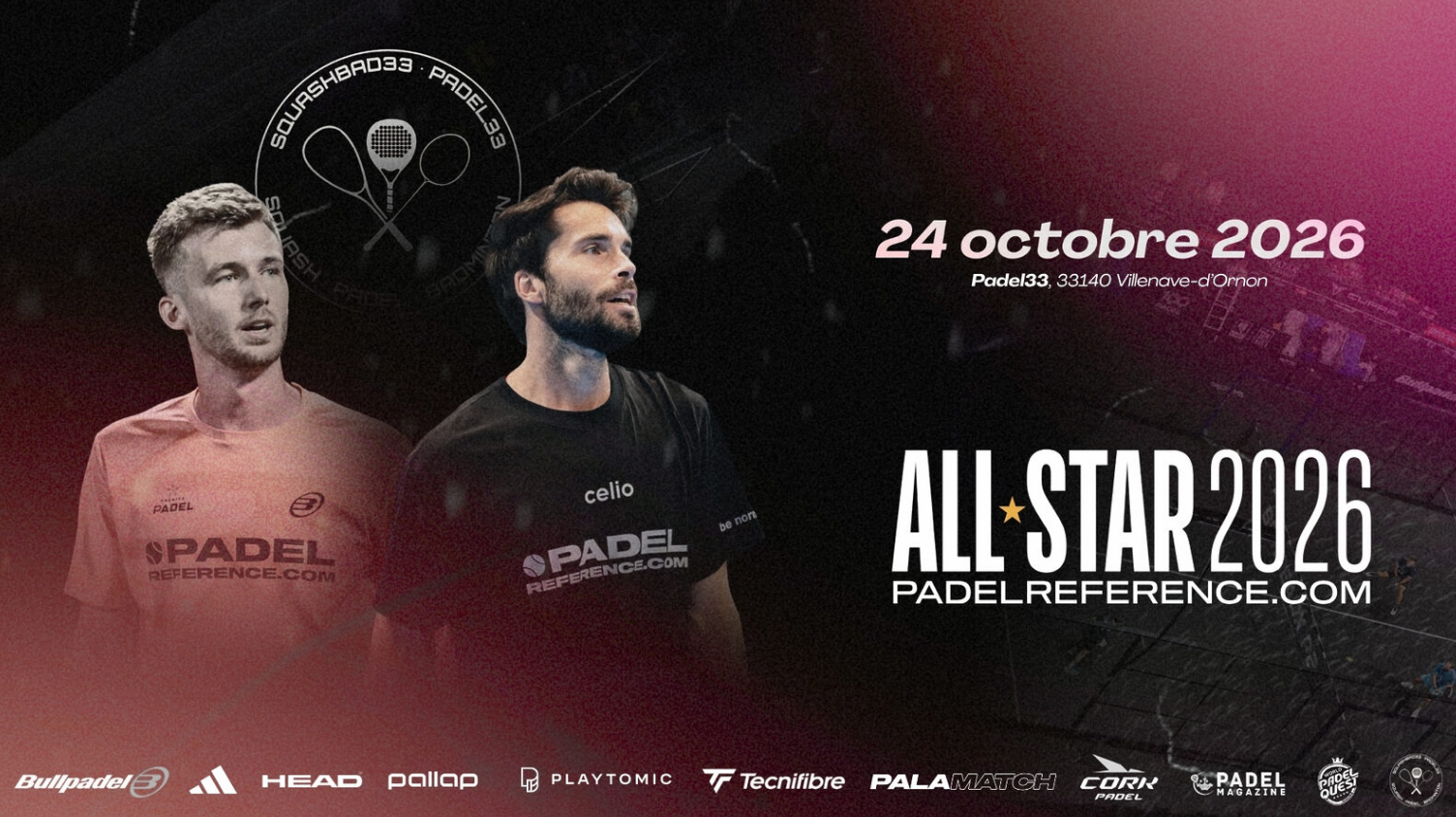 PadelReference All Star 2026 : une journée 100 % padel à Bordeaux le 24 octobre