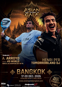 Lancement officiel du premier Asian Gala à Bangkok : padel, pickleball et DJ de Tomorrowland au programme