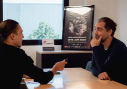 Entrevista a Sebastion Cornet en Esprit Padel en Saint Priest para el lanzamiento de SPASH