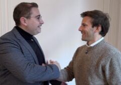 José Manuel Escoin, président de Casa Padel, et de Luis Escobar playtomic